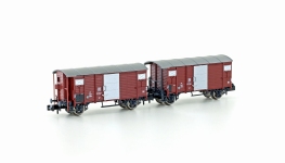 Hobbytrain H24201 - N 2-tlg. Güterwagenset K2 Brau der SBB; Ep. III